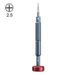 MECCANICO Cacciavite magnetico in lega META Y per la riparazione del telefono, Torx T2, Tri-point 0.6, Pentalobe 0.8, Cross 1.2, Cross 1.5, Cross 2.5