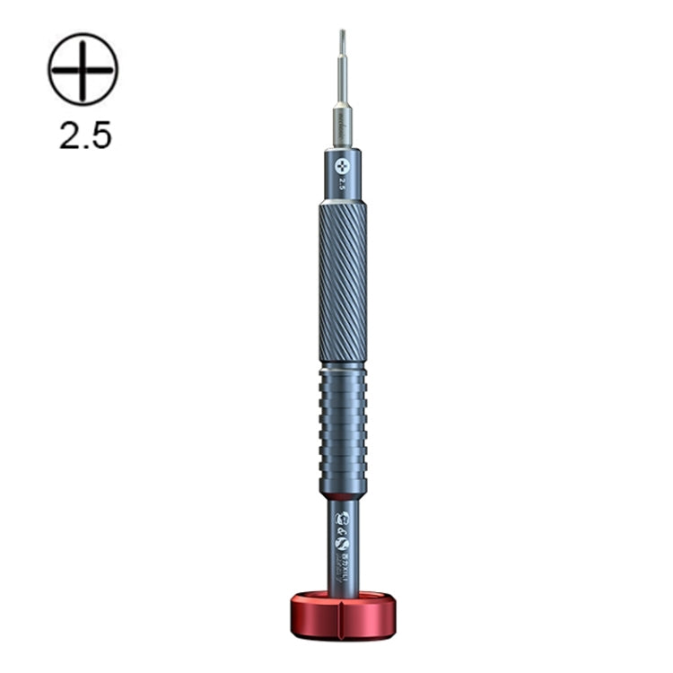 MECHANIC META Y Alloy Magnetic Screwdriver for Phone Repair, Torx T2, Tri-point 0.6, Pentalobe 0.8, Cross 1.2, Cross 1.5, Cross 2.5