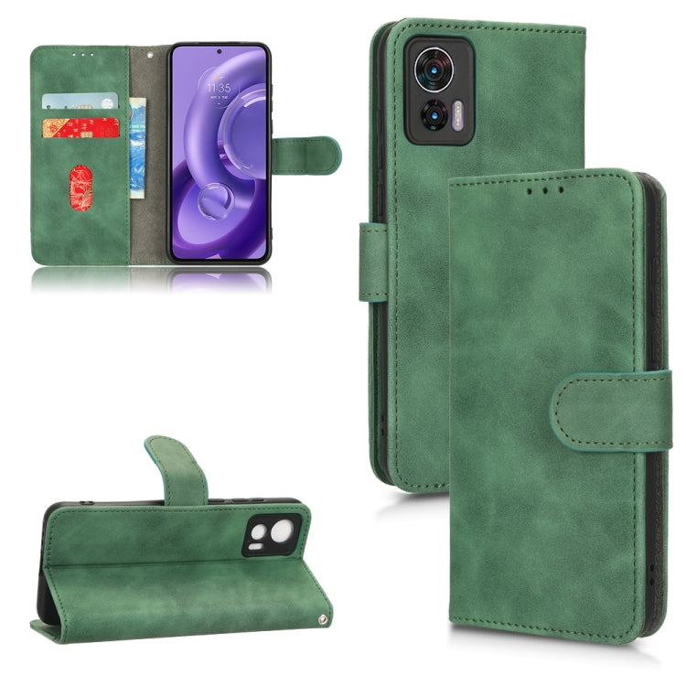 Custodia per telefono in pelle con vibrazione magnetica Skin Feel, For Motorola Edge 30 Lite / Edge 30 Neo, For Motorola Moto G62, For Samsung Galaxy A04 4G, For ZTE Blade A72 5G