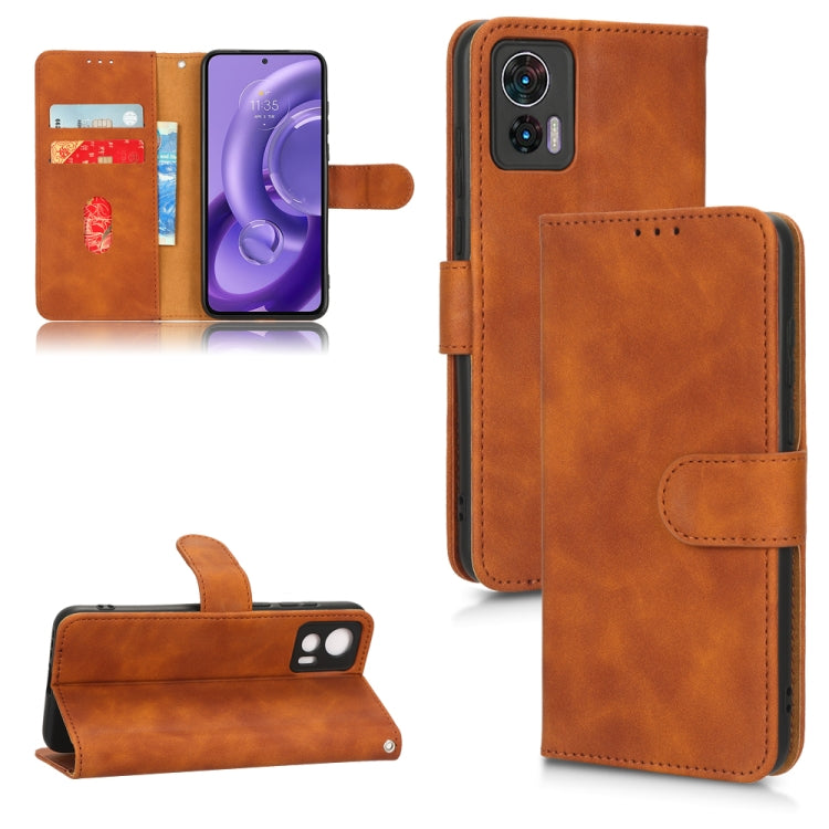 Custodia per telefono in pelle con vibrazione magnetica Skin Feel, For Motorola Edge 30 Lite / Edge 30 Neo, For Motorola Moto G62, For Samsung Galaxy A04 4G, For ZTE Blade A72 5G