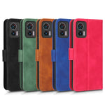 Custodia per telefono in pelle con vibrazione magnetica Skin Feel, For Motorola Edge 30 Lite / Edge 30 Neo, For Motorola Moto G62, For Samsung Galaxy A04 4G, For ZTE Blade A72 5G