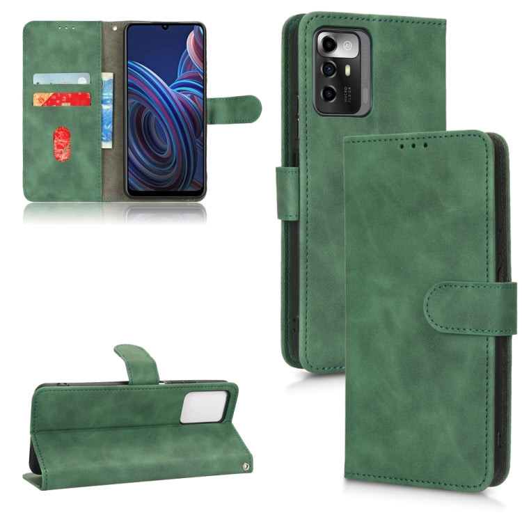 Custodia per telefono in pelle con vibrazione magnetica Skin Feel, For Motorola Edge 30 Lite / Edge 30 Neo, For Motorola Moto G62, For Samsung Galaxy A04 4G, For ZTE Blade A72 5G