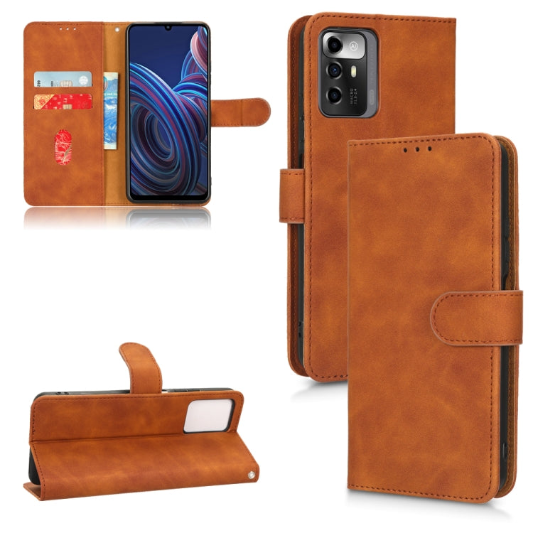 Custodia per telefono in pelle con vibrazione magnetica Skin Feel, For Motorola Edge 30 Lite / Edge 30 Neo, For Motorola Moto G62, For Samsung Galaxy A04 4G, For ZTE Blade A72 5G