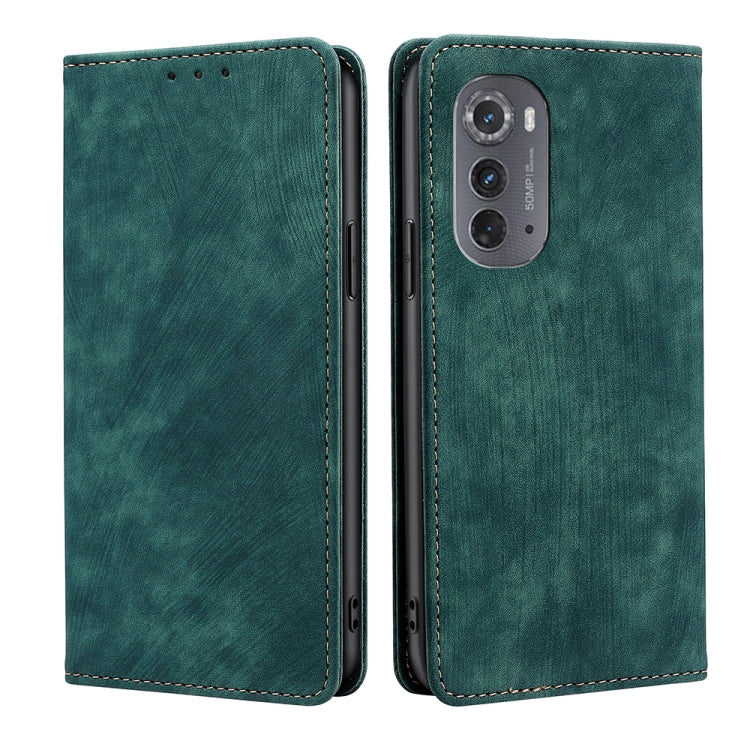 Custodia per telefono in pelle magnetica con spazzola antifurto RFID, For Motorola Edge 30 Neo, For Motorola Edge 2022, For Motorola Moto X30 Pro 5G / Edge 30 Ultra, For Sony Xperia 5 IV