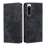 Custodia per telefono in pelle magnetica con spazzola antifurto RFID, For Motorola Edge 30 Neo, For Motorola Edge 2022, For Motorola Moto X30 Pro 5G / Edge 30 Ultra, For Sony Xperia 5 IV