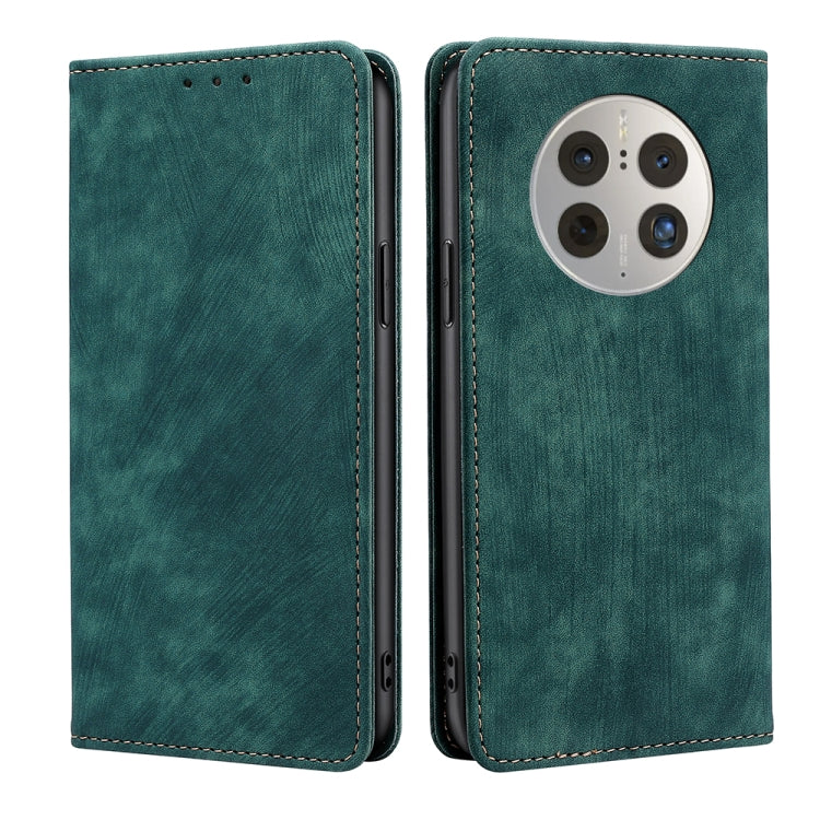 Custodia per telefono in pelle magnetica con spazzola antifurto RFID, For Huawei Mate 50, For Huawei Mate 50 Pro, For Samsung Galaxy A23e/A22e