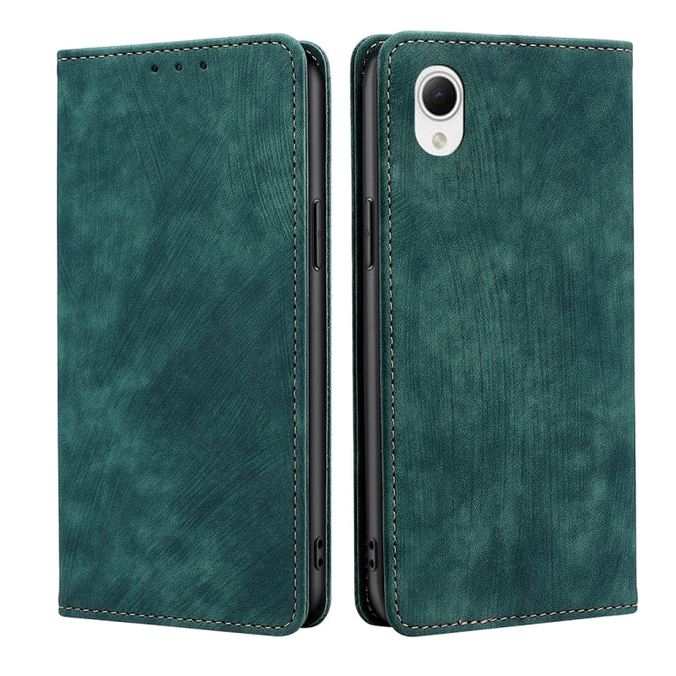 Custodia per telefono in pelle magnetica con spazzola antifurto RFID, For Huawei Mate 50, For Huawei Mate 50 Pro, For Samsung Galaxy A23e/A22e