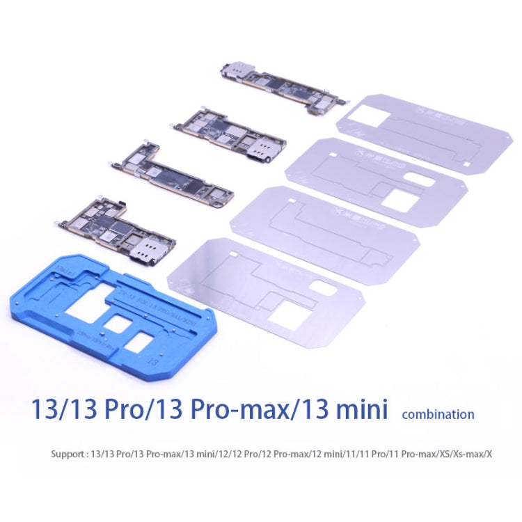 MiJing Z20 Pro for iPhone X-13 Pro Max 14 in 1 Intermediate Layer Motherboard Reballing Soldering Platform, MiJing Z20 Pro