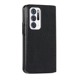 Custodia PC + PU antiurto in coccodrillo, For OPPO Find N, For vivo X Fold, For Huawei P50 Pocket