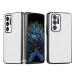 Custodia PC + PU antiurto in coccodrillo, For OPPO Find N, For vivo X Fold, For Huawei P50 Pocket