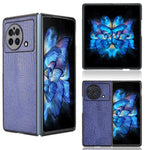 Custodia PC + PU antiurto in coccodrillo, For OPPO Find N, For vivo X Fold, For Huawei P50 Pocket