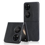 Custodia PC + PU antiurto in coccodrillo, For OPPO Find N, For vivo X Fold, For Huawei P50 Pocket