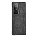 Custodia PC + PU antiurto in coccodrillo, For Honor Magic V, For Sony Xperia 1 IV, For Sony Xperia 10 IV