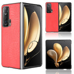 Custodia PC + PU antiurto in coccodrillo, For Honor Magic V, For Sony Xperia 1 IV, For Sony Xperia 10 IV