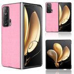 Custodia PC + PU antiurto in coccodrillo, For Honor Magic V, For Sony Xperia 1 IV, For Sony Xperia 10 IV