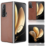 Custodia PC + PU antiurto in coccodrillo, For Honor Magic V, For Sony Xperia 1 IV, For Sony Xperia 10 IV