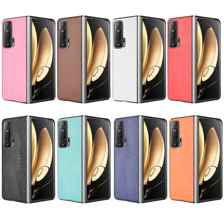 Custodia PC + PU antiurto in coccodrillo, For Honor Magic V, For Sony Xperia 1 IV, For Sony Xperia 10 IV