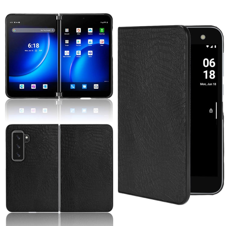 Custodia PC + PU antiurto in coccodrillo, For Sony Xperia Ace III, For Microsoft Surface Duo 2