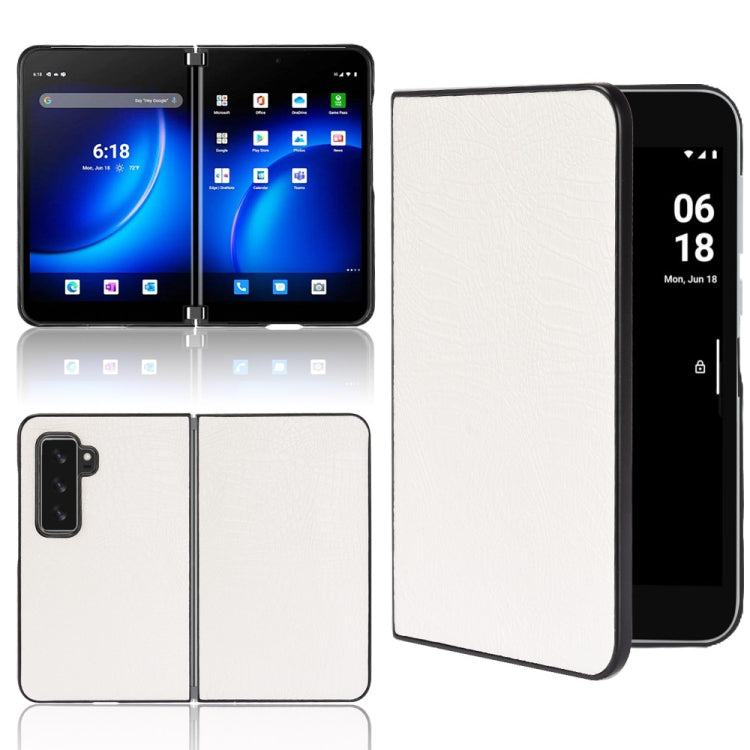 Custodia PC + PU antiurto in coccodrillo, For Sony Xperia Ace III, For Microsoft Surface Duo 2