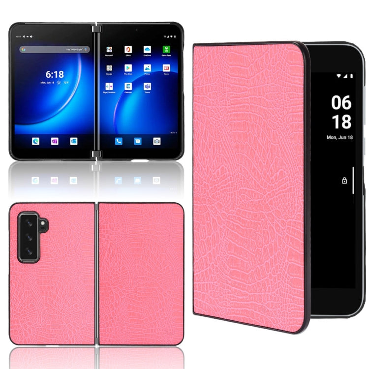 Custodia PC + PU antiurto in coccodrillo, For Sony Xperia Ace III, For Microsoft Surface Duo 2