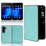 Custodia PC + PU antiurto in coccodrillo, For Sony Xperia Ace III, For Microsoft Surface Duo 2