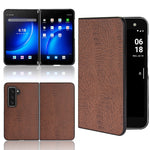Custodia PC + PU antiurto in coccodrillo, For Sony Xperia Ace III, For Microsoft Surface Duo 2