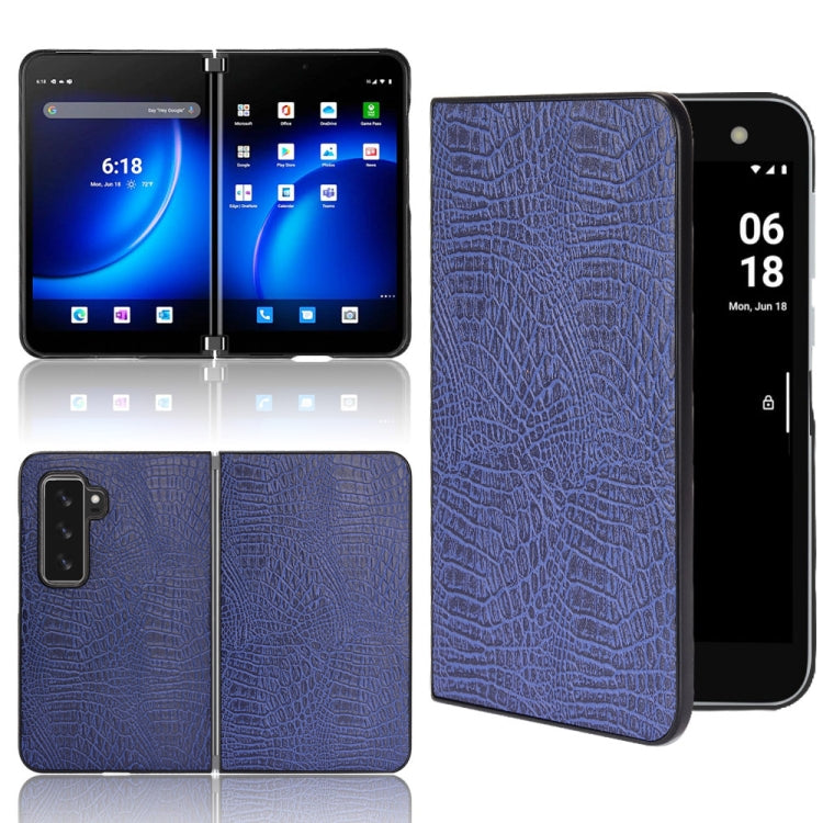 Custodia PC + PU antiurto in coccodrillo, For Sony Xperia Ace III, For Microsoft Surface Duo 2