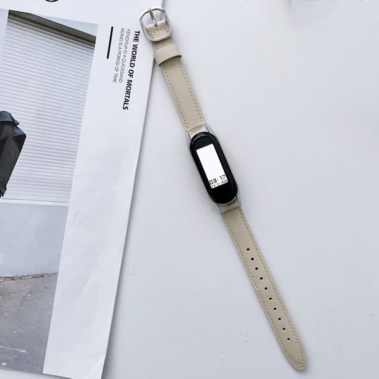 Cinturino in pelle per Xiaomi Mi Band 5 e 6