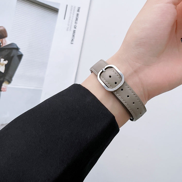 Cinturino in pelle per Xiaomi Mi Band 5 e 6