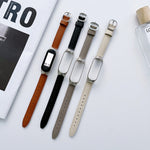 Cinturino in pelle per Xiaomi Mi Band 5 e 6