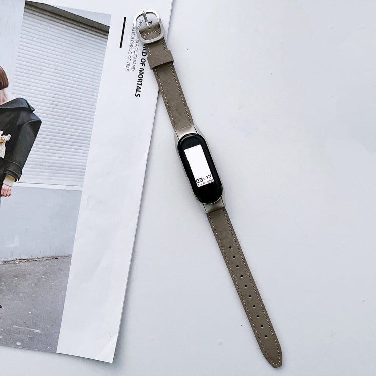 Cinturino in pelle per Xiaomi Mi Band 5 e 6