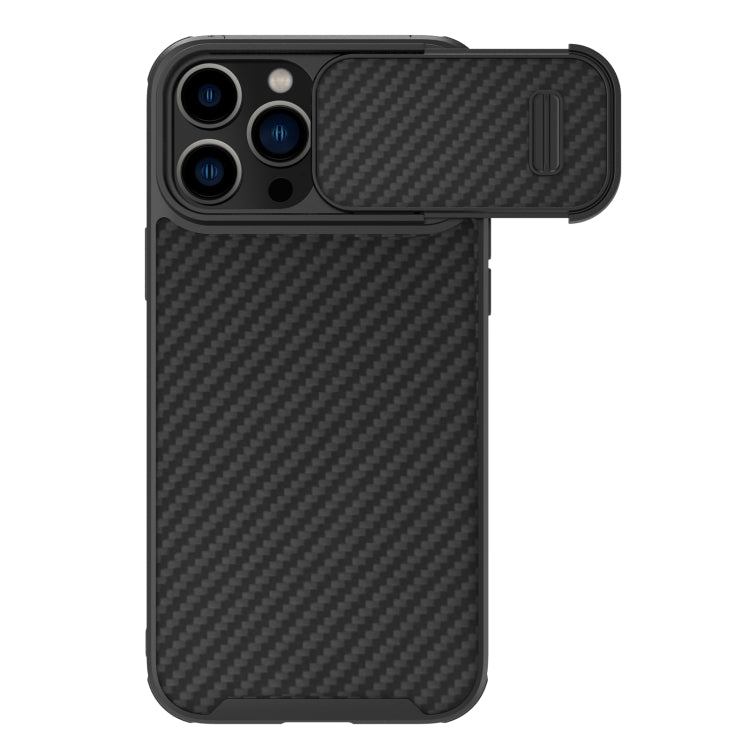 Custodia per telefono Camshield in fibra sintetica NILLKIN, For iPhone 14, For iPhone 14 Plus, For iPhone 14 Pro, For iPhone 14 Pro Max