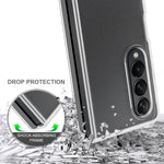 Custodia per telefono in TPU morbido per PC rigido smerigliato, For Samsung Galaxy Z Fold4
