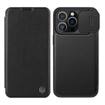 Custodia per telefono in pelle NILLKIN serie QIN Pro, For iPhone 14, For iPhone 14 Plus, For iPhone 14 Pro, For iPhone 14 Pro Max