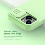 Custodia per telefono in silicone liquido CamShield NILLKIN, For iPhone 14, For iPhone 14 Plus, For iPhone 14 Pro, For iPhone 14 Pro Max