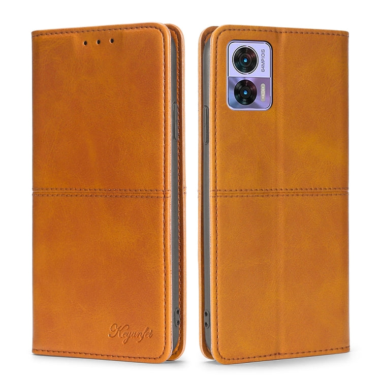 Custodia per telefono in pelle a vibrazione orizzontale magnetica con trama di mucca, For Motorola Edge 30 Neo, For Motorola Edge 2022, For Motorola Moto X30 Pro 5G / Edge 30 Ultra, For Sony Xperia 5 IV