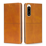 Custodia per telefono in pelle a vibrazione orizzontale magnetica con trama di mucca, For Motorola Edge 30 Neo, For Motorola Edge 2022, For Motorola Moto X30 Pro 5G / Edge 30 Ultra, For Sony Xperia 5 IV
