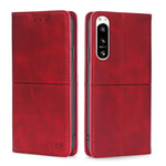 Custodia per telefono in pelle a vibrazione orizzontale magnetica con trama di mucca, For Motorola Edge 30 Neo, For Motorola Edge 2022, For Motorola Moto X30 Pro 5G / Edge 30 Ultra, For Sony Xperia 5 IV