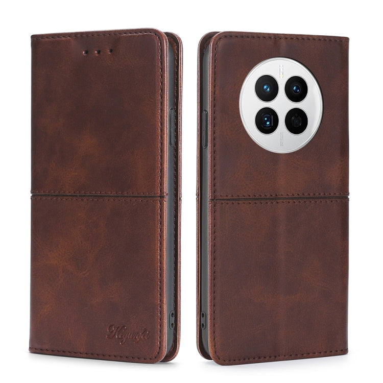 Custodia per telefono in pelle a vibrazione orizzontale magnetica con trama di mucca, For Huawei Mate 50, For Huawei Mate 50 Pro, For Samsung Galaxy A23e/A22e