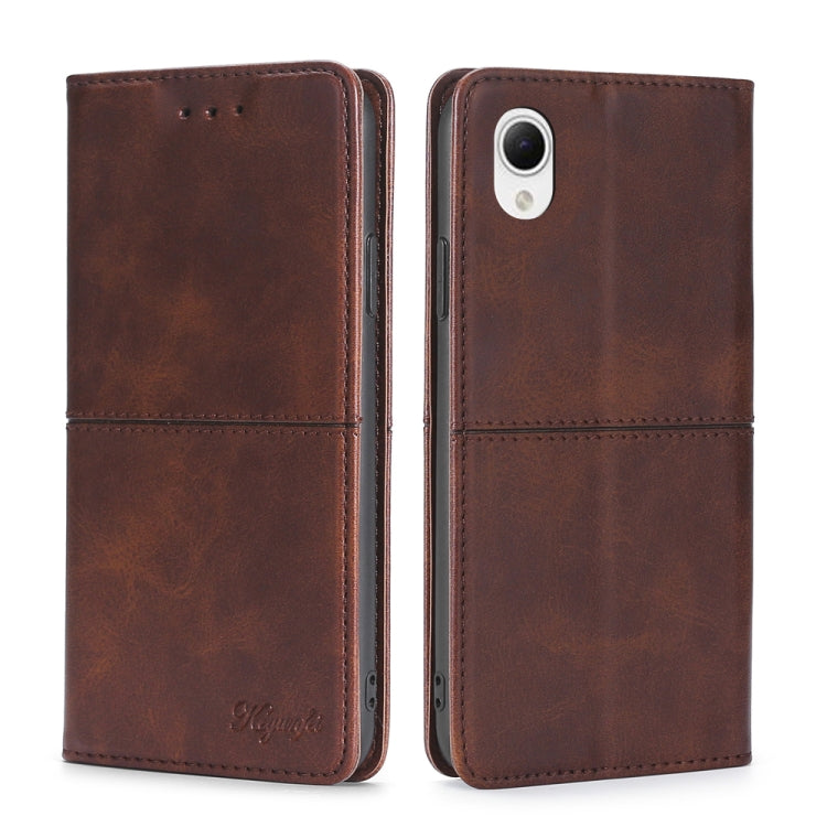 Custodia per telefono in pelle a vibrazione orizzontale magnetica con trama di mucca, For Huawei Mate 50, For Huawei Mate 50 Pro, For Samsung Galaxy A23e/A22e