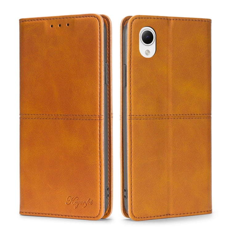 Custodia per telefono in pelle a vibrazione orizzontale magnetica con trama di mucca, For Huawei Mate 50, For Huawei Mate 50 Pro, For Samsung Galaxy A23e/A22e