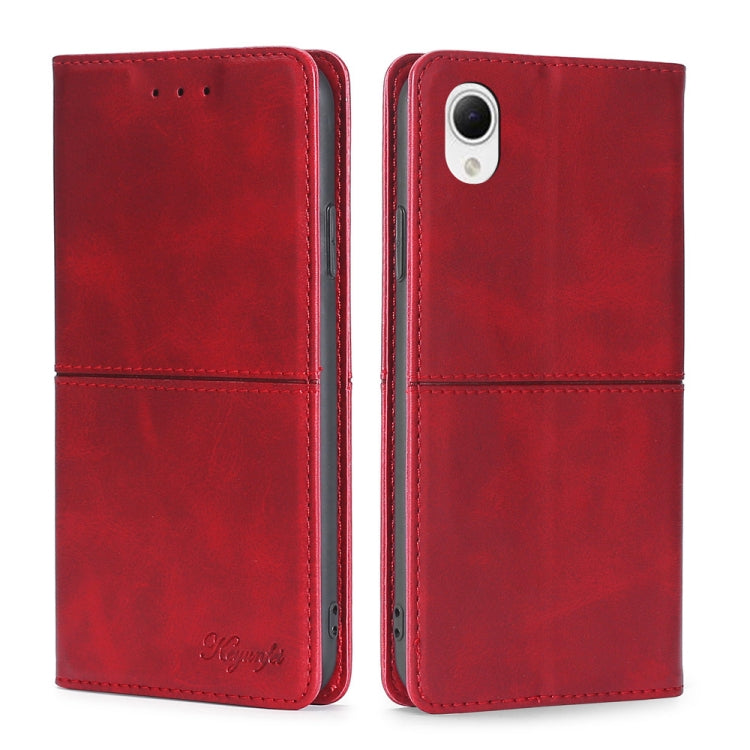 Custodia per telefono in pelle a vibrazione orizzontale magnetica con trama di mucca, For Huawei Mate 50, For Huawei Mate 50 Pro, For Samsung Galaxy A23e/A22e