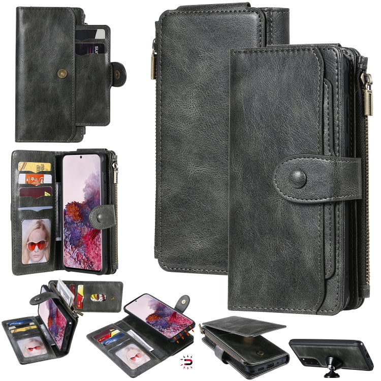 Custodia portafoglio in pelle con slot carte per Galaxy S20+