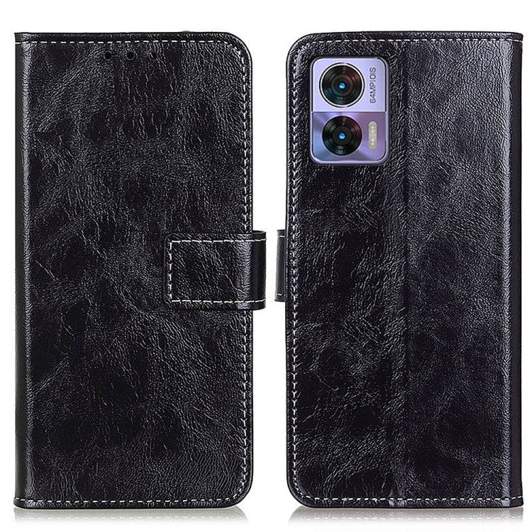Cassa del telefono in pelle con texture retrò Crazy Horse, For Motorola Edge 30 Lite / Edge 30 Neo, For Xiaomi Redmi A1
