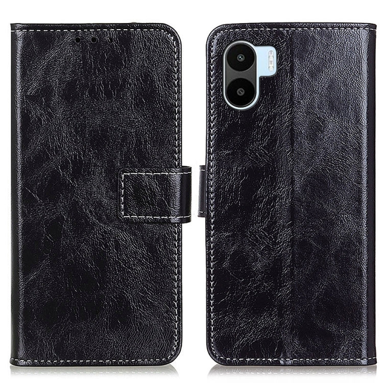 Cassa del telefono in pelle con texture retrò Crazy Horse, For Motorola Edge 30 Lite / Edge 30 Neo, For Xiaomi Redmi A1