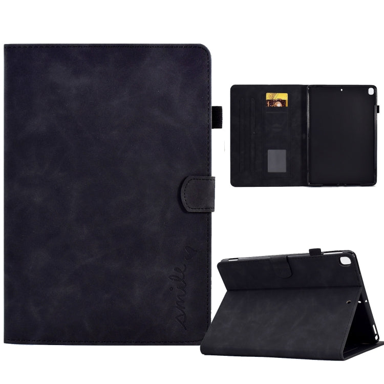 Custodia Smart in pelle per tablet con flip in rilievo, For iPad 10.2 / Air 10.5 2019, For iPad Air 2022 / 2020 10.9, For iPad mini 2024 / mini 6, For iPad 9.7 2018&2017 / Air 2 / Air