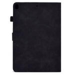 Custodia Smart in pelle per tablet con flip in rilievo, For iPad 10.2 / Air 10.5 2019, For iPad Air 2022 / 2020 10.9, For iPad mini 2024 / mini 6, For iPad 9.7 2018&2017 / Air 2 / Air
