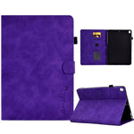Custodia Smart in pelle per tablet con flip in rilievo, For iPad 10.2 / Air 10.5 2019, For iPad Air 2022 / 2020 10.9, For iPad mini 2024 / mini 6, For iPad 9.7 2018&2017 / Air 2 / Air