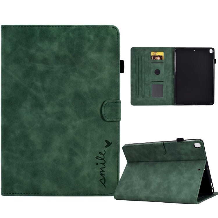 Custodia Smart in pelle per tablet con flip in rilievo, For iPad 10.2 / Air 10.5 2019, For iPad Air 2022 / 2020 10.9, For iPad mini 2024 / mini 6, For iPad 9.7 2018&2017 / Air 2 / Air