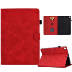 Custodia Smart in pelle per tablet con flip in rilievo, For iPad 10.2 / Air 10.5 2019, For iPad Air 2022 / 2020 10.9, For iPad mini 2024 / mini 6, For iPad 9.7 2018&2017 / Air 2 / Air